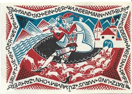 Реверс банкноты 50 fenigów (Niemcy) 1921