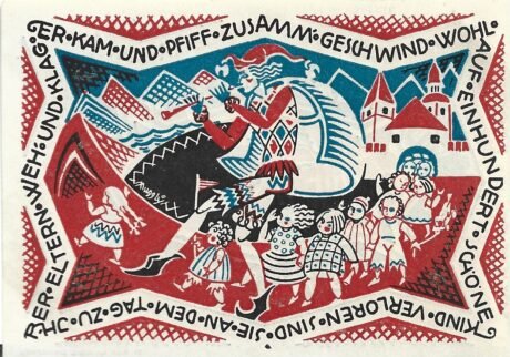 Реверс банкноты 50 fenigów (Niemcy) 1921