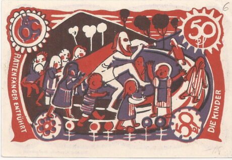 Реверс банкноты 50 fenigów (Niemcy) 1922