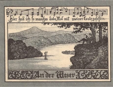 Реверс банкноты 125 fenigów (Niemcy) 1922