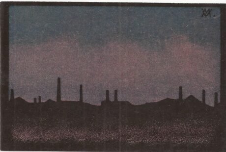 Реверс банкноты 50 fenigów Handelskammer (Niemcy) 1921