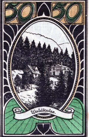 Реверс банкноты 50 fenigów (Niemcy) 1921