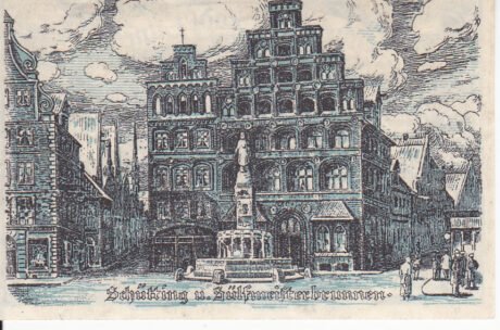 Реверс банкноты 25 fenigów (Niemcy) 1920