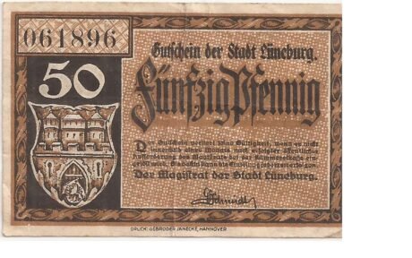 Аверс банкноты 50 пфеннигов (Германия) 1920 года