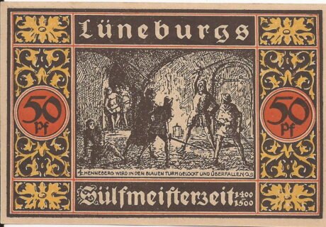 Реверс банкноты 50 fenigów Verkehrsverein (Niemcy) 1921
