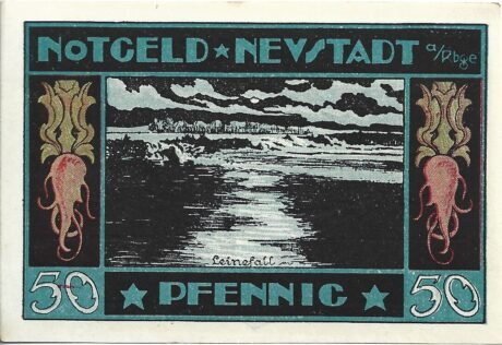 Реверс банкноты 50 fenigów (Niemcy) 1921