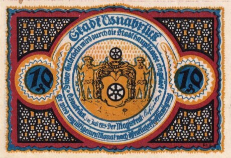 Аверс банкноты 10 fenigów (Niemcy) 1921