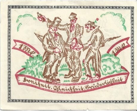 Реверс банкноты 1 marka (Niemcy)