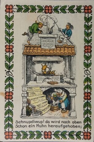 Реверс банкноты 50 пфеннигов Max and Moritz Series (Германия)