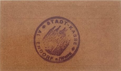 Реверс банкноты 25 fenigów (Niemcy) 1917