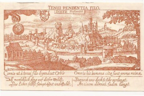 Реверс банкноты 50 fenigów (Niemcy) 1920