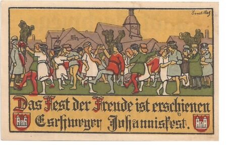 Реверс банкноты 50 fenigów (Niemcy) 1920