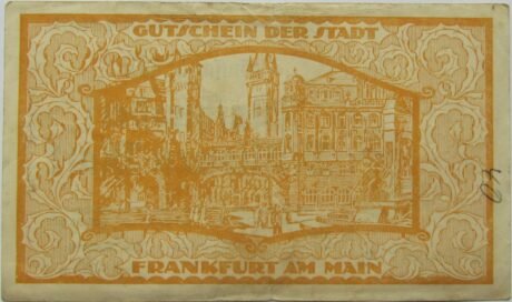 Реверс банкноты 500000000 марок (Германия) 1923 года