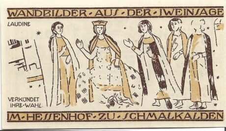 Реверс банкноты 50 fenigów (Niemcy) 1921