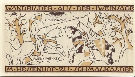 Реверс банкноты 50 fenigów (Niemcy) 1921