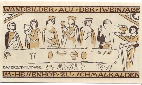 Реверс банкноты 50 fenigów (Niemcy) 1921