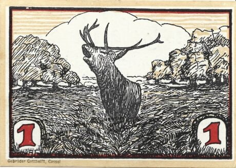 Реверс банкноты 1 marka (Niemcy)