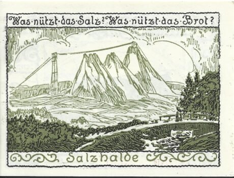 Реверс банкноты 50 fenigów (Niemcy)