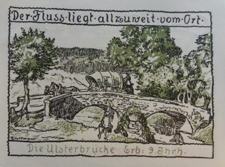 Реверс банкноты 50 пфеннигов (Германия)