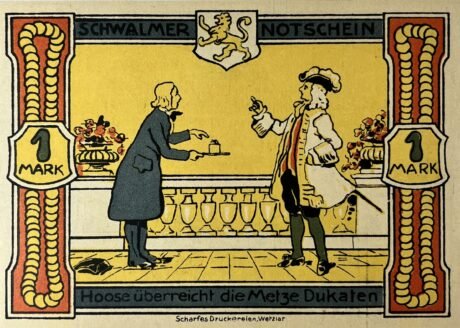 Реверс банкноты 1 marka (Niemcy)