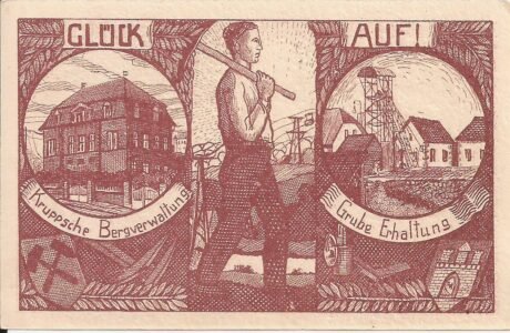 Реверс банкноты 25 fenigów (Niemcy) 1920