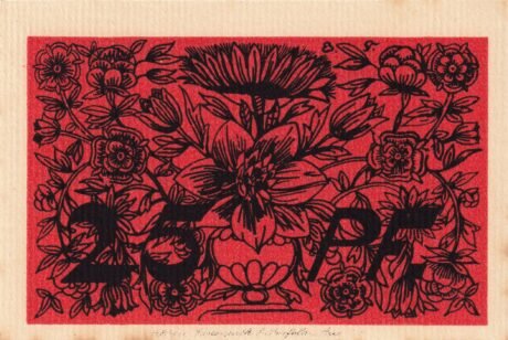 Реверс банкноты 25 fenigów (Niemcy) 1920