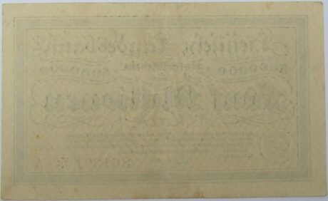Реверс банкноты 5000000 marek (Niemcy) 1923