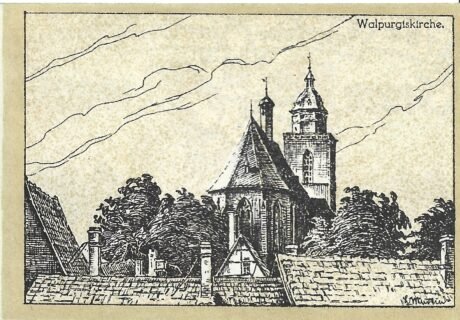 Реверс банкноты 200 fenigów (Niemcy) 1922