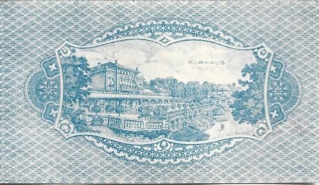Реверс банкноты 50 fenigów (Niemcy) 1917
