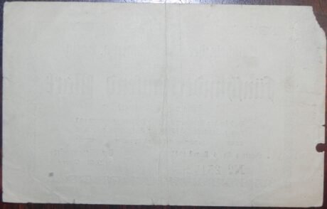 Реверс банкноты 500000 marek (Niemcy) 1923