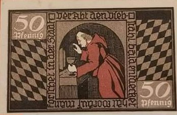 Реверс банкноты 50 fenigów (Niemcy) 1921