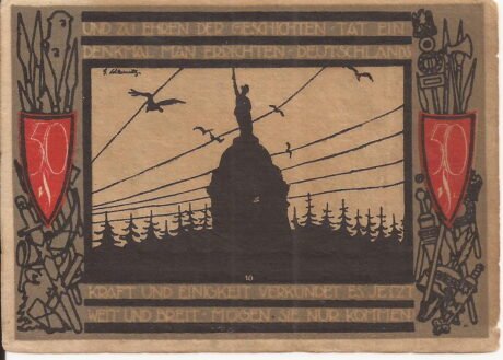 Реверс банкноты 50 fenigów (Niemcy) 1920