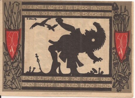 Реверс банкноты 50 fenigów (Niemcy) 1920