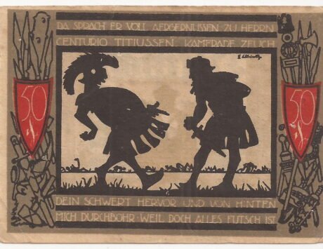 Реверс банкноты 50 fenigów (Niemcy) 1920