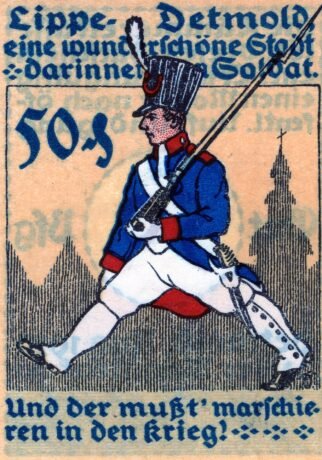 Реверс банкноты 50 fenigów (Niemcy) 1920