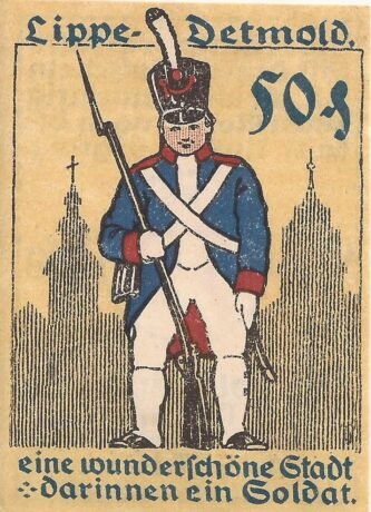 Реверс банкноты 50 fenigów (Niemcy) 1920