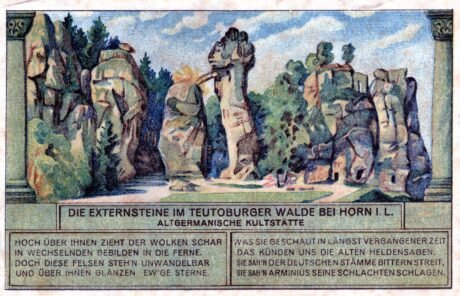 Реверс банкноты 1 marka (Niemcy) 1921