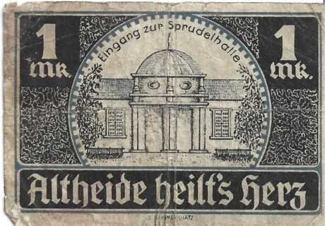 Реверс банкноты 1 marka (Niemcy)