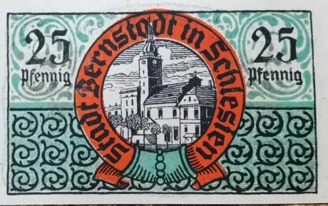 Реверс банкноты 25 пфеннигов (Германия) 1920 года