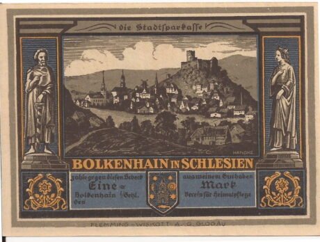 Аверс банкноты 1 znaczek Stadtsparkasse (Niemcy) 1922