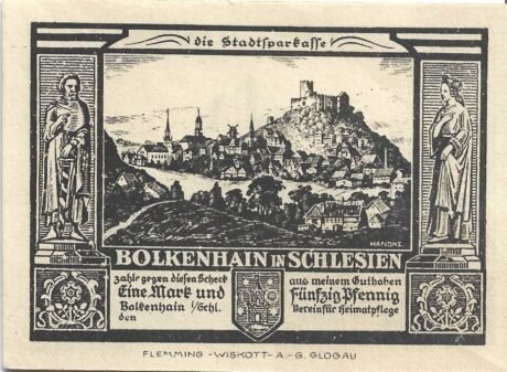 Аверс банкноты 1,50 marki Stadtsparkasse (Niemcy)