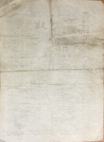 Реверс банкноты 100000000000 марок Reichsbahndirektion (Германия) 1923 года