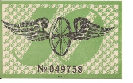 Реверс банкноты 50 fenigów (Niemcy) 1920