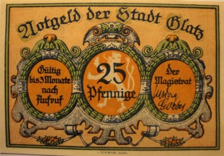 Аверс банкноты 25 fenigów (Niemcy)