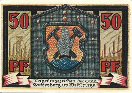 Реверс банкноты 50 fenigów (Niemcy) 1921