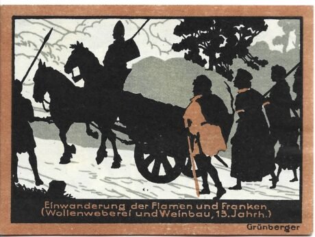 Реверс банкноты 50 fenigów (Niemcy) 1922