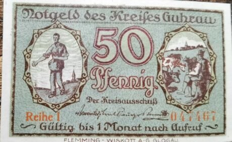 Аверс банкноты 50 пфеннигов (Германия) 1920 года