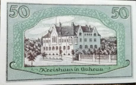 Реверс банкноты 50 пфеннигов (Германия) 1920 года