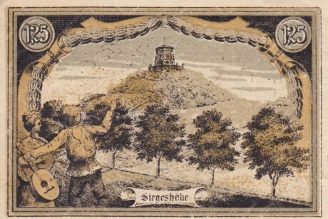 Реверс банкноты 1,25 marki (Niemcy) 1922