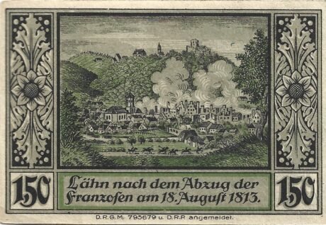 Реверс банкноты 1,5 punktu (Niemcy)